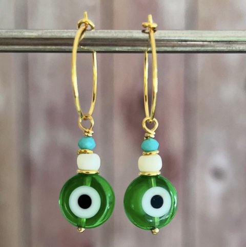 reringe Evileye, grn/guld