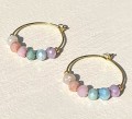 Sanne Hoops, pastel/guld